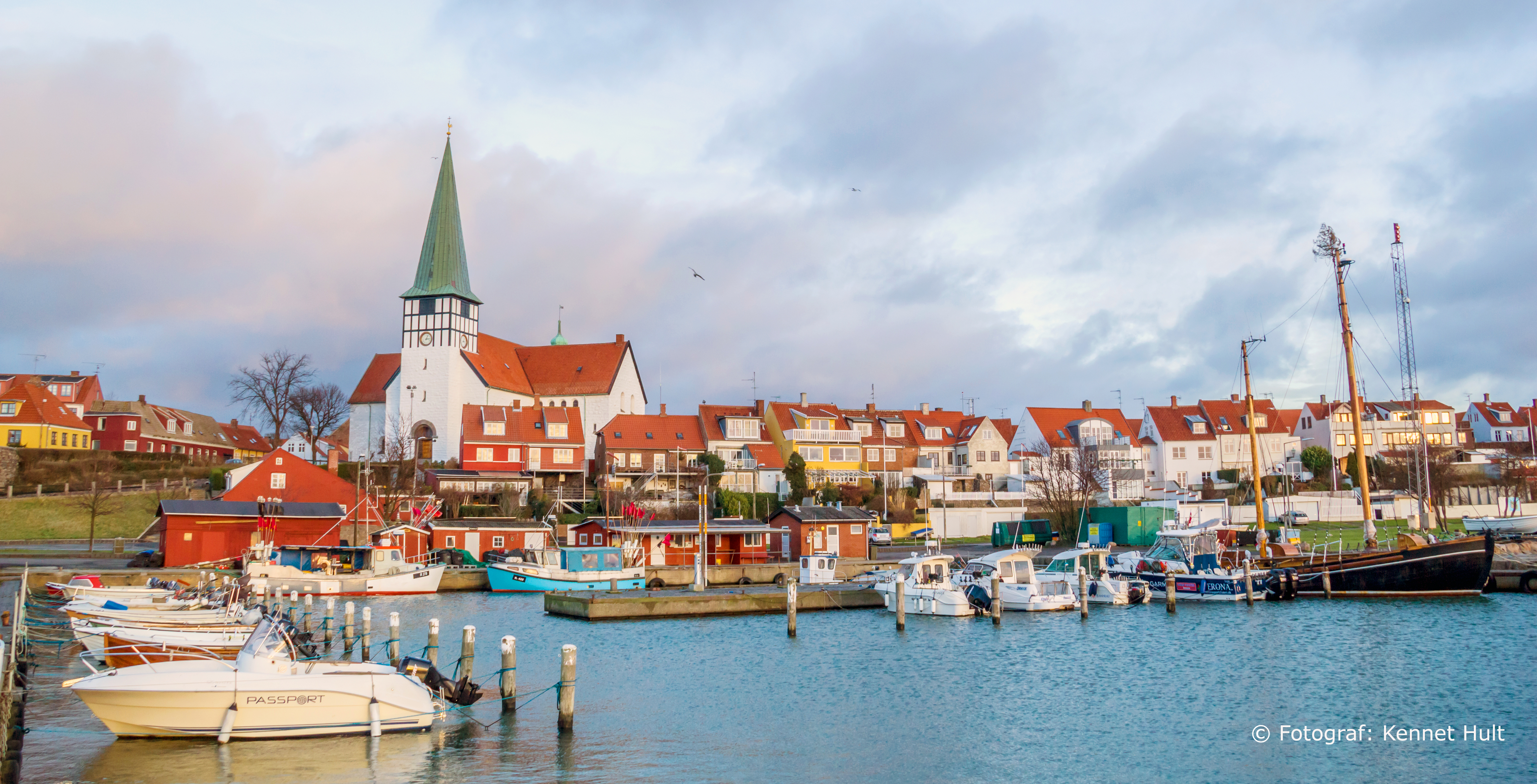 Småbåtshamnen i Rönne på Bornholm